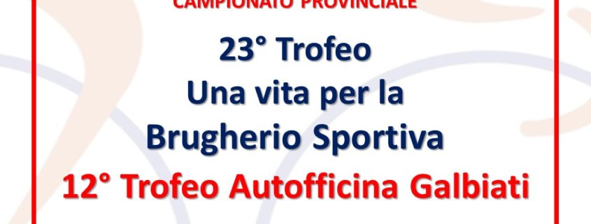 Locandina gare esordienti 2019